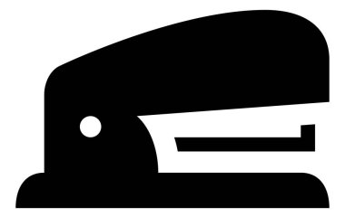 Kağıt zımba vektör simgesi