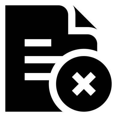 Dosya vektör simgesini Kaldır