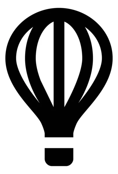 熱気球ベクトルアイコン — ストックベクタ