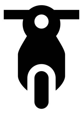 Motorlu Scooter vektör simgesi