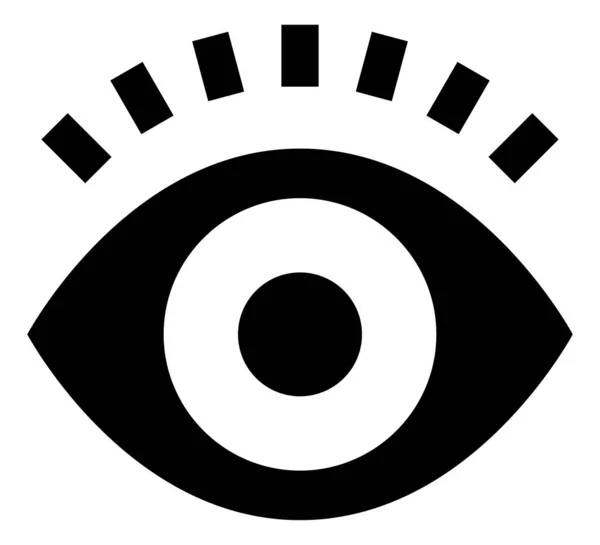 Eye Vision Look See Vector Icon — Stock Vector
