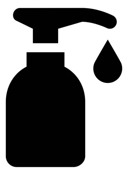 Lotion Soap Dispenser Vector Icon — Stock Vector