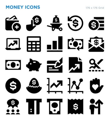 Para vektör Icon set
