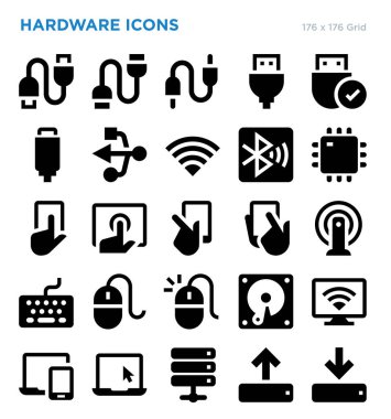 Donanım vektör simge seti