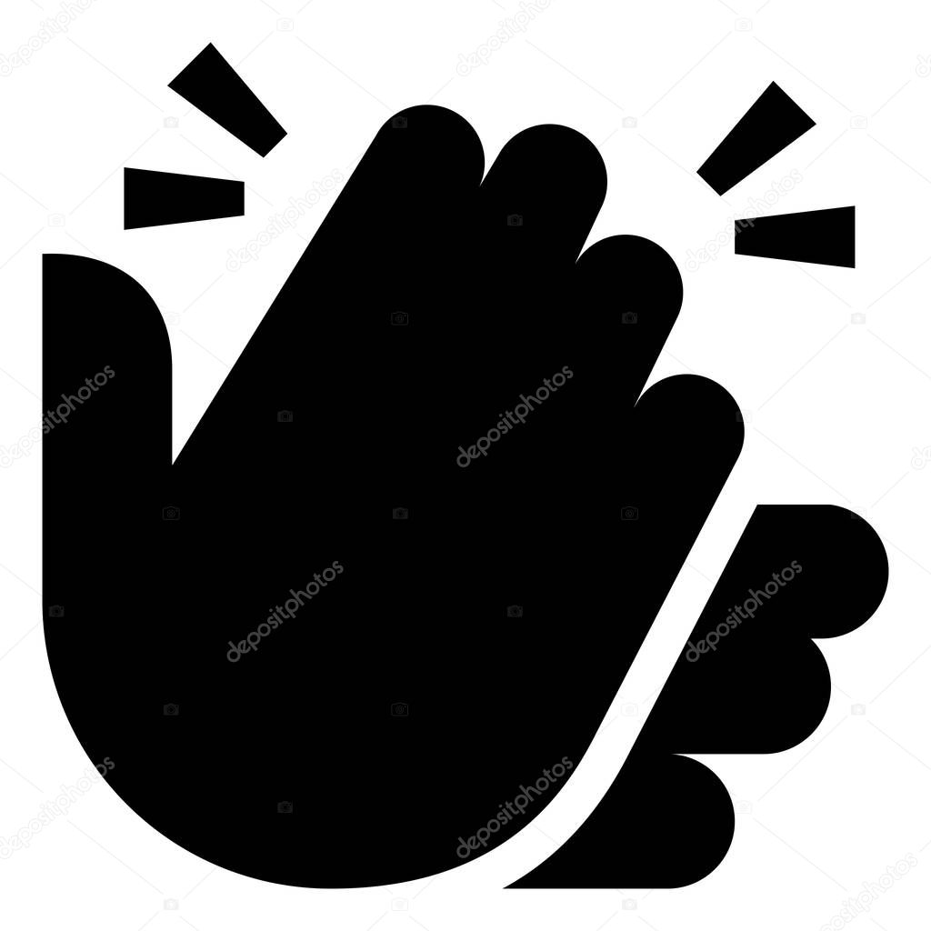 Hands Clapping Vector Icon