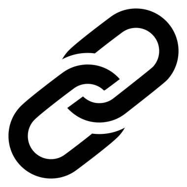 Bağlantı zinciri vektör simgesi