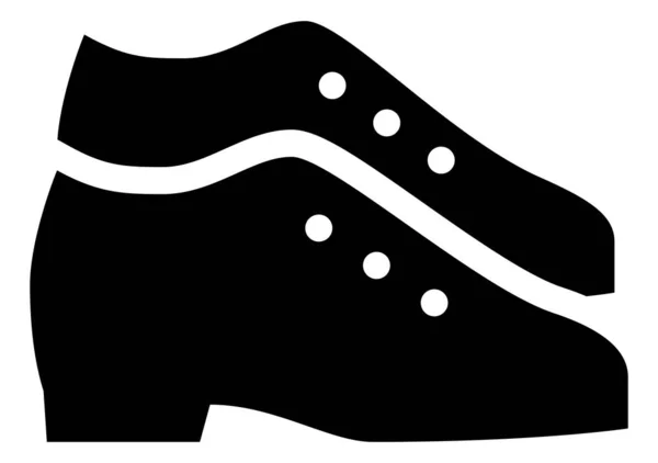 Hommes robe chaussures icône — Image vectorielle
