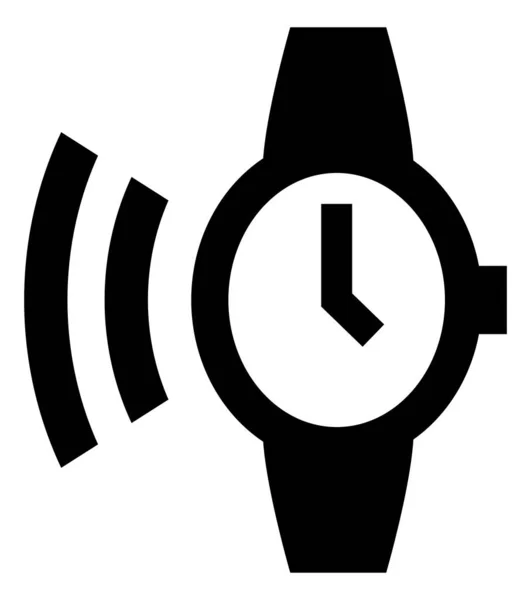 Smartwatch Giyilebilir Teknik Simge — Stok Vektör