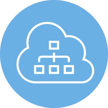 Bulut Organizasyon Yapısı Anahat Simgesi