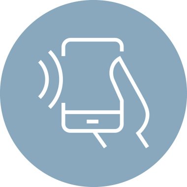 El Tutma Akıllı Telefon Anahat Simgesi