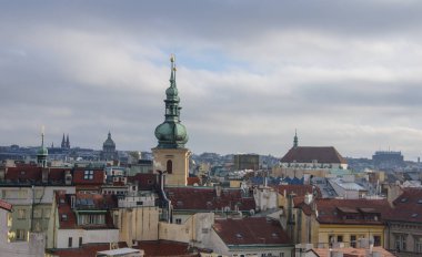Eski bir şehir Prag Cityscape