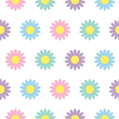 şirin çiçekler ile Seamless modeli. duvar kağıdı, desen dolgularını, web sayfası arka planı, yüzey dokuları için seamless modeli-ebilmek var olmak kullanılmış.