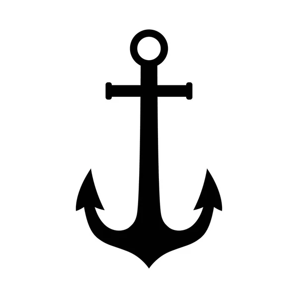 Çapa vektör logosu simgesi Deniz deniz okyanus tekne illüstrasyon sembolü