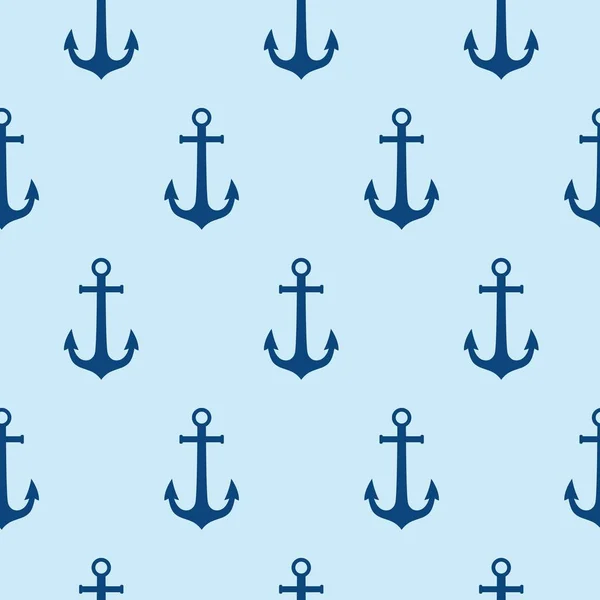 Seamless vector pattern with anchors. Seamless pattern can be used for wallpaper, pattern fills, web page background, surface textures. — Stock Vector