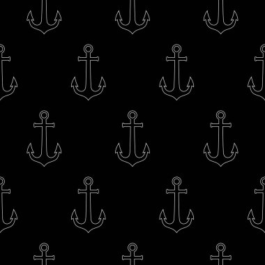 çapa ile sorunsuz vektör desen. duvar kağıdı, desen dolgularını, web sayfası arka planı, yüzey dokuları için seamless modeli-ebilmek var olmak kullanılmış.