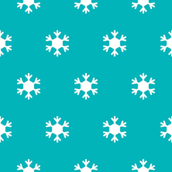 파란색 눈송이로 만들어 진 추상적 인 바 다 없는 패턴이죠. 포스터 디자인 크리스마스 배경, 엽서, 새해 초대장. — 스톡 벡터