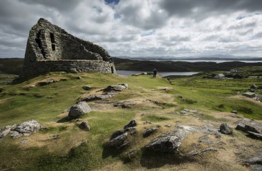 Dun Carloway Broch, Lewis Adası, Dış Hebrides.