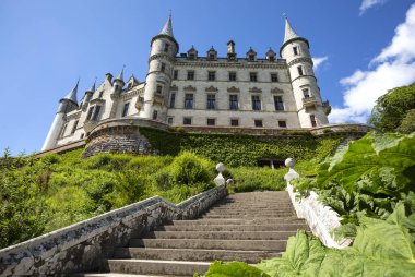 Dunrobin kale , Saray ve Park Sutherland, İskoçya Highland bölgesinde, İngiltere.