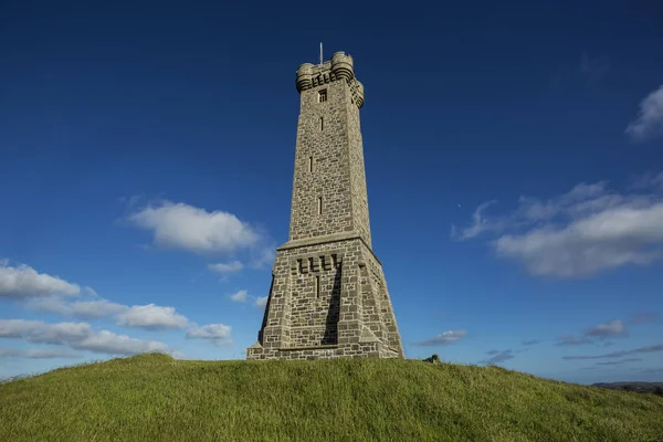 Das lewis-kriegsdenkmal ist ein kriegsdenkmal, das den männern gewidmet ist, die im ersten Weltkrieg ihr leben aus dem lewis-gebiet (äußere hebriden, schottland). — Stockfoto