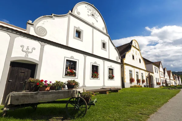 Village Holasovice, UNESCO Világörökség, Cseh Köztársaság, Európa. — Stock Fotó