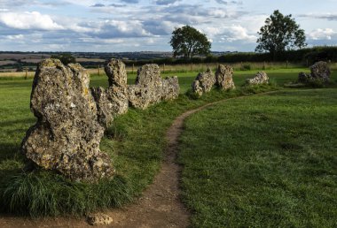 Kings Erkekler Neolitik Taş Çember, Rollright Stones, Galler, U