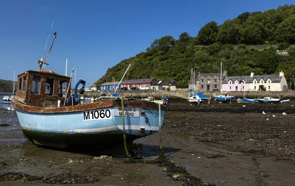 Fishguard, Pembrokeshire, Wales, Storbritannien. 19 augusti 2019. Picturesqu — Stockfoto