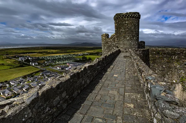 Harlech castle in wales, großbrittanien, vereinigtes königreich — Stockfoto