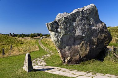 Avebury Ayakta Duran Taş. Antik Neolitik, İngiltere, Birleşik Krallık