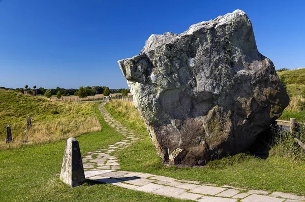 Avebury Standing Stone. Antico Neolitico, Inghilterra, Regno Unito — Foto Stock