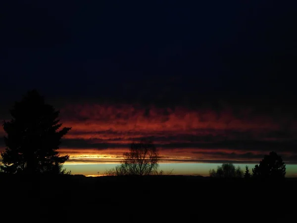 Mantella meteo al tramonto — Foto Stock