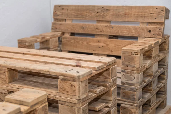 rustic wooden furniture made of wooden pallets