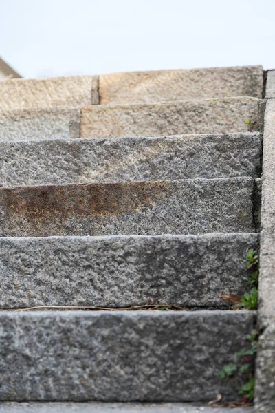 Escadas de pedra - vista frontal — Fotografia de Stock