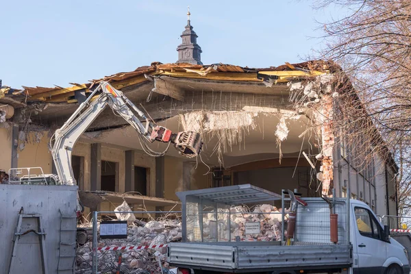 Demolition company at home demolition — Stock Photo, Image