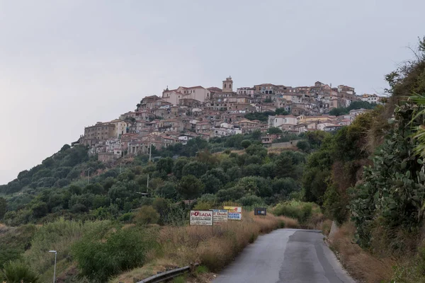 Talyan Şehri Nicotera Nın Özel Yeteneği Calabria Cepheler — Stok fotoğraf