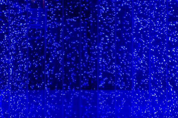 Achtergrond Water Met Luchtbellen Blauw Licht — Stockfoto