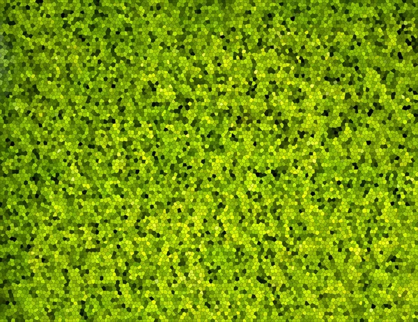 Mosaic background - small pieces of different shades of green