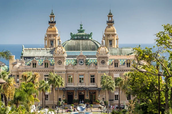 Mônaco Monte Carlo Outubro 2019 Principal Vista Cassino Principado Cercado — Fotografia de Stock