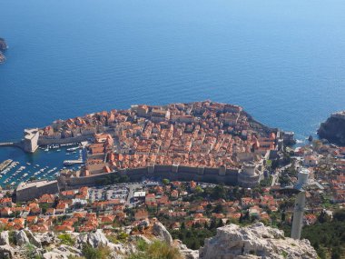 Dubrovnik 'in hava görüntüsü