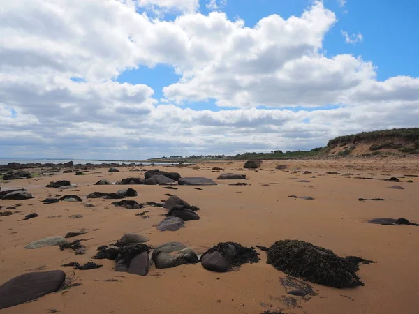 Brora Plaży Sutherland Szkocji — Zdjęcie stockowe