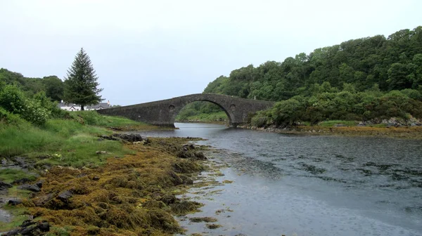 Ponte Atlântica Clachan Seil Escócia — Fotografia de Stock