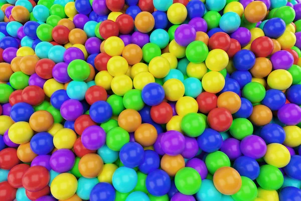 Colorful of Circle Ball Background. 3D illustrator