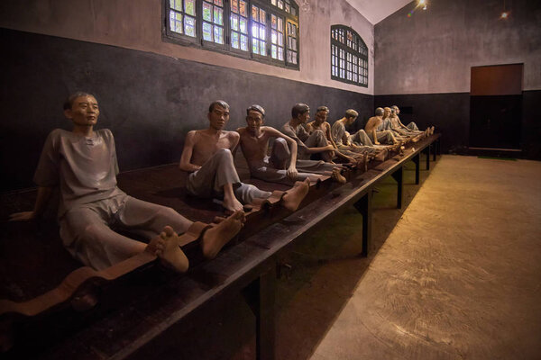 Ha Noi, Vietnam-28 November 2014:The Maison Centrale Hoa Lo Prison