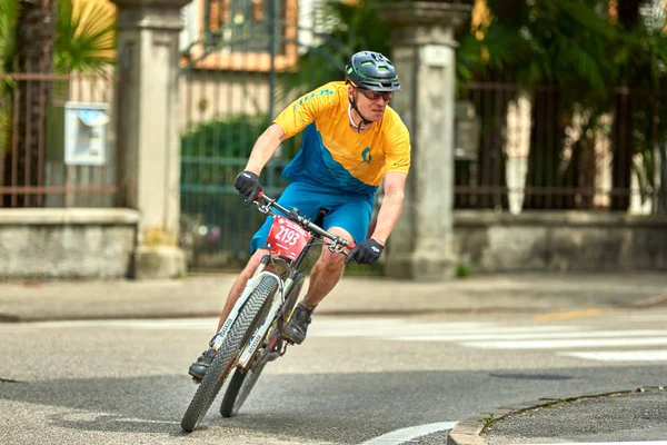 Riva Del Garda Lago Garda Itália Abril 2018 Piloto Desconhecido — Fotografia de Stock