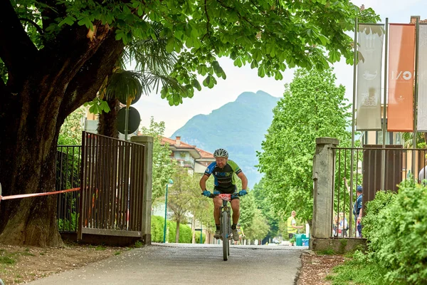 Riva Del Garda Lago Garda Itália Abril 2018 Piloto Desconhecido — Fotografia de Stock