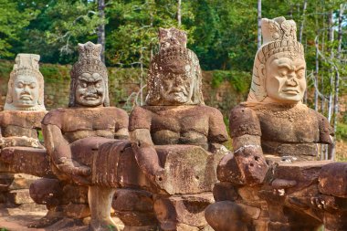 Budist Tapınağı Angkor thom karmaşık, Angkor Wat Archaeological Park içinde Siem Reap, Kamboçya UNESCO Dünya Miras Listesi