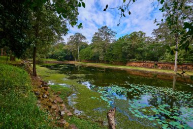 Budist Tapınağı Angkor thom karmaşık, Angkor Wat Archaeological Park içinde Siem Reap, Kamboçya UNESCO Dünya Miras Listesi