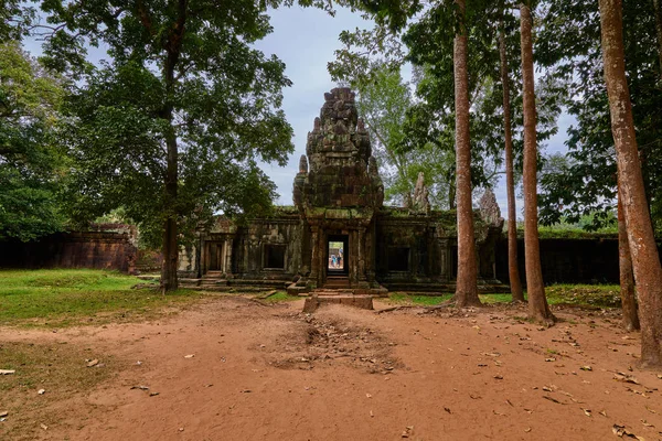 Templo Budista Complejo Angkor Thom Parque Arqueológico Angkor Wat Siem — Foto de Stock