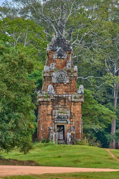 Tempio Buddista Nel Complesso Angkor Thom Parco Archeologico Angkor Wat — Foto Stock