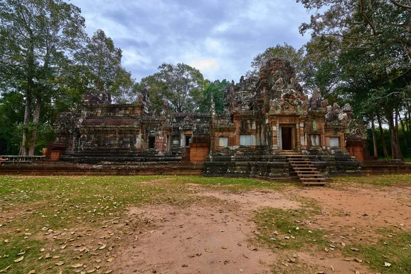 Templo Budista Complexo Angkor Thom Parque Arqueológico Angkor Wat Siem — Fotografia de Stock