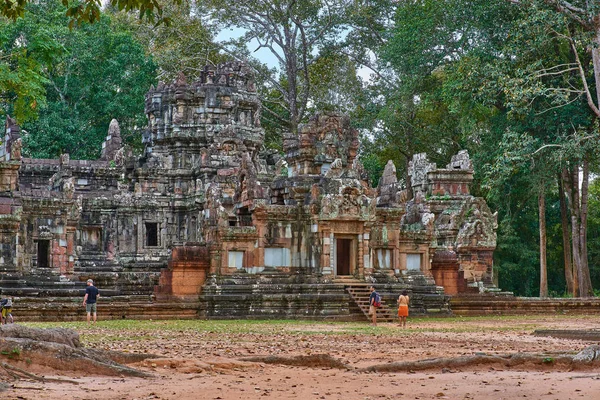 シェムリ アップ カンボジア 2014 仏教寺院アンコールトム コンプレックス シェムリ アップ カンボジア世界遺産のアンコール ワット遺跡公園 — ストック写真